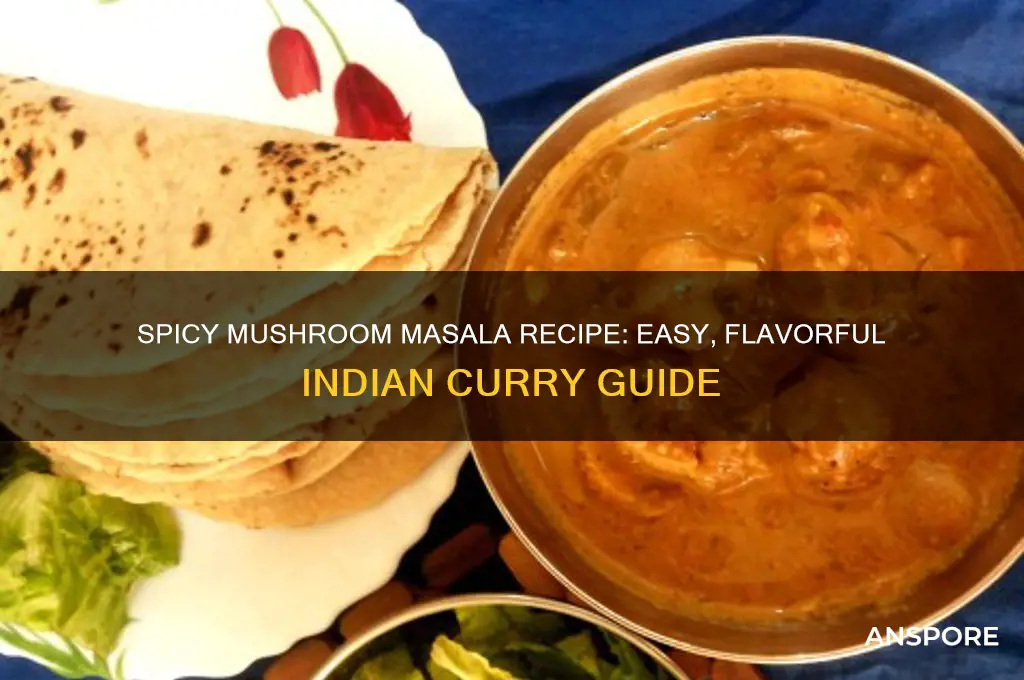 how to make mushroom masala