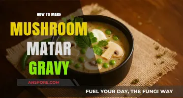Creamy Mushroom Matar Gravy: Easy Indian Recipe for Rich Flavors