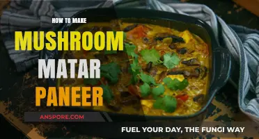 Creamy Mushroom Matar Paneer: A Flavorful Vegetarian Delight Recipe