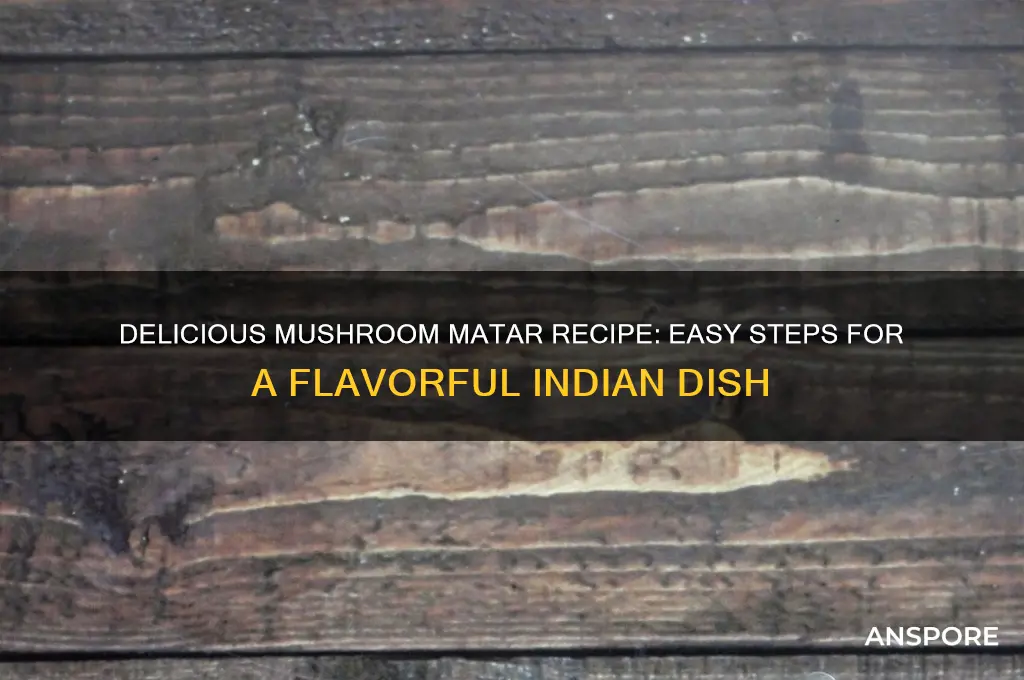 how to make mushroom matar
