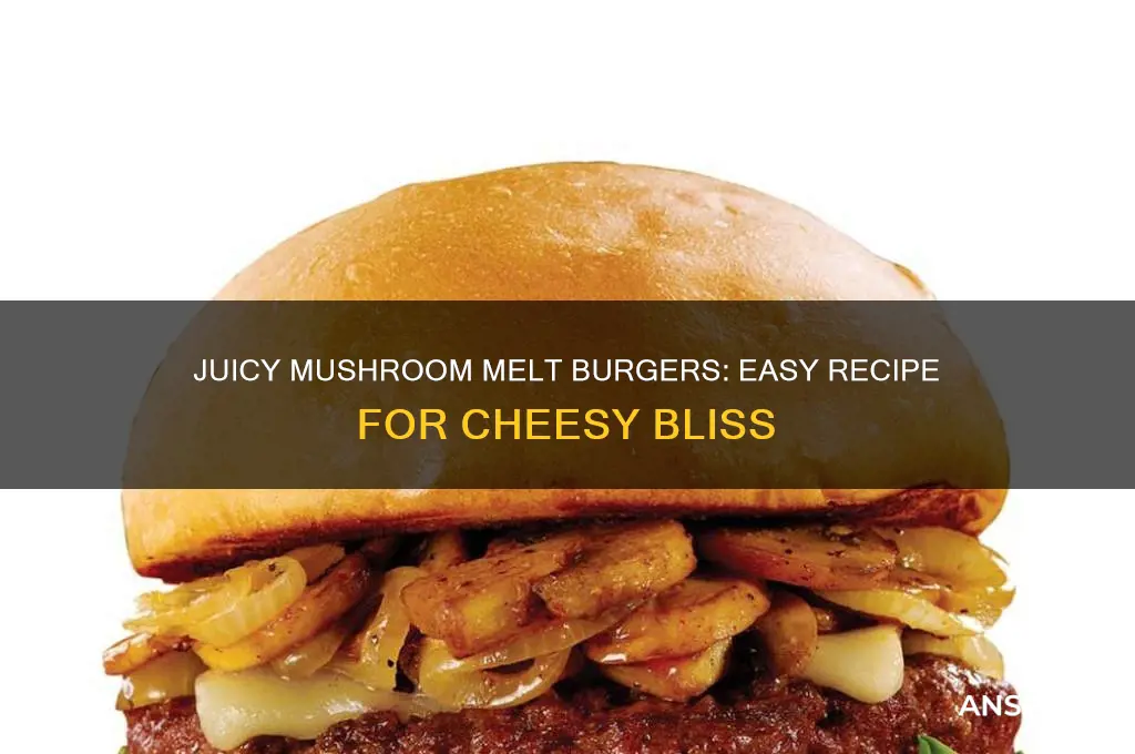 how to make mushroom melt burgers