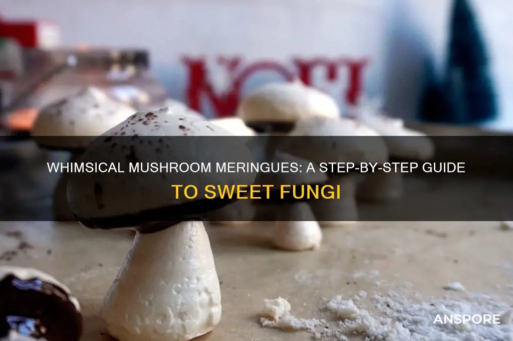 how to make mushroom meringues