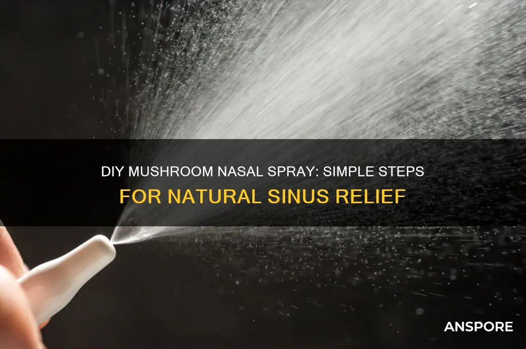 how to make mushroom nasal spray