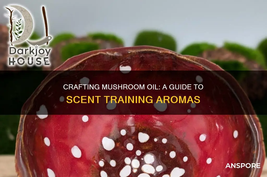 how to make mushroom oil for scent training