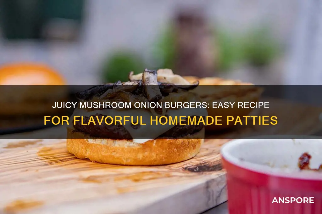 how to make mushroom onion burgers