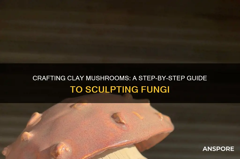 how to make mushroom out of clay
