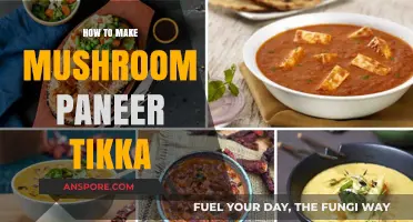 Spicy Mushroom Paneer Tikka: Easy Recipe for Perfect Grilled Skewers