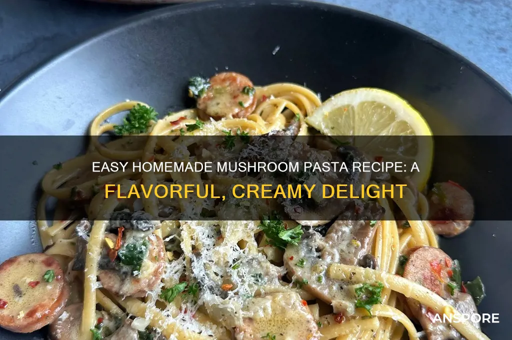 how to make mushroom pasta at home