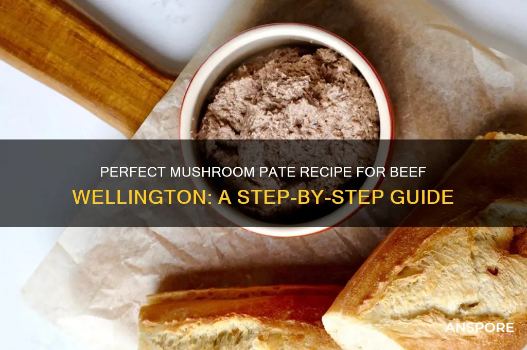 how to make mushroom pate for beef wellington