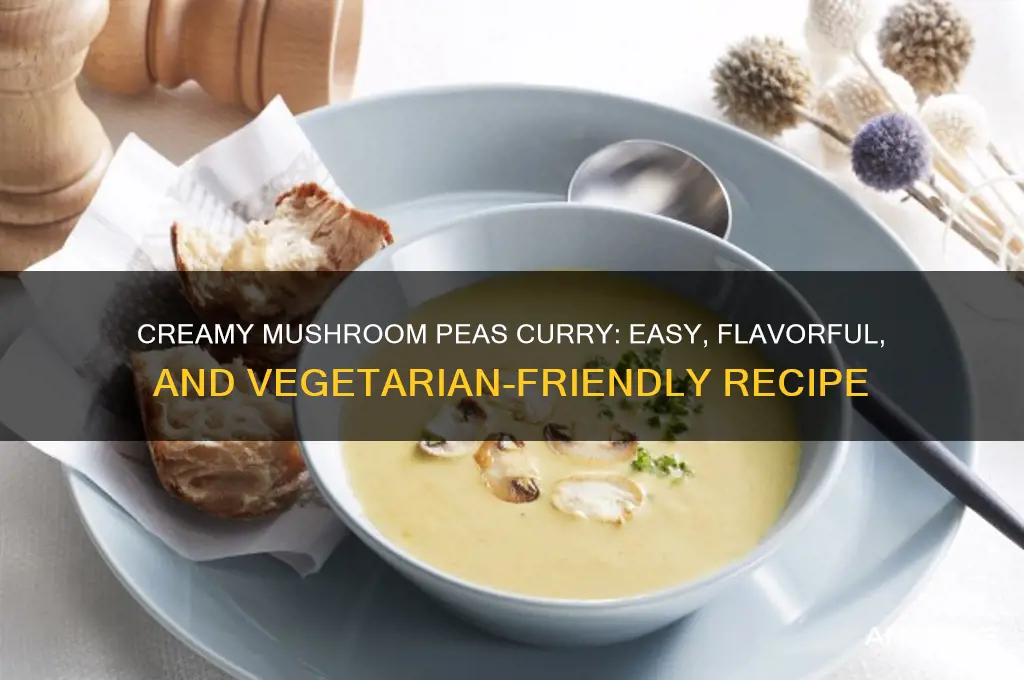 how to make mushroom peas curry