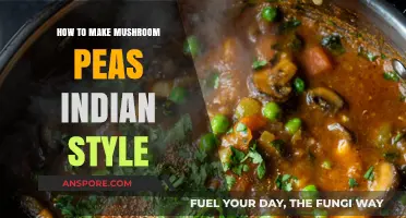 Spicy Indian-Style Mushroom Peas: A Flavorful Curry Recipe