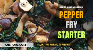 Spicy Mushroom Pepper Fry: Quick, Easy, and Flavorful Starter Recipe