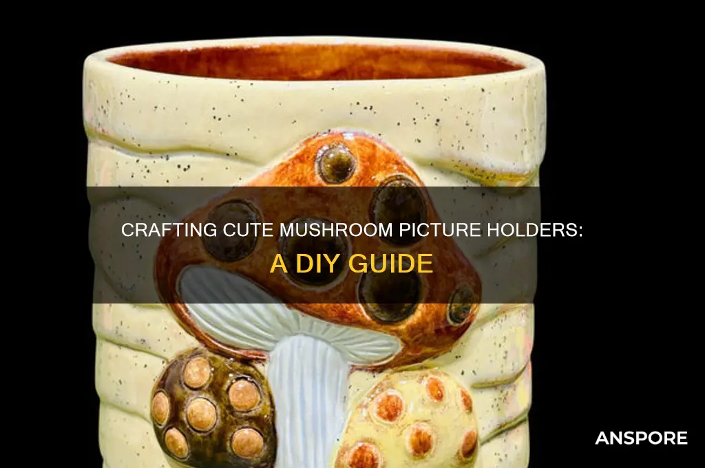 how to make mushroom picture holders