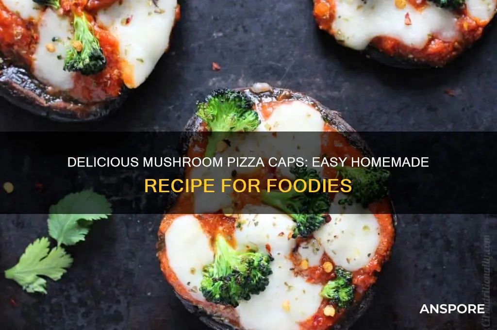 how to make mushroom pizza caps