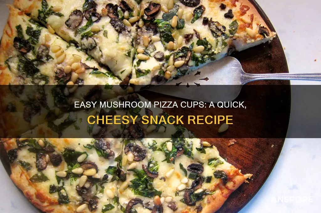 how to make mushroom pizza cups