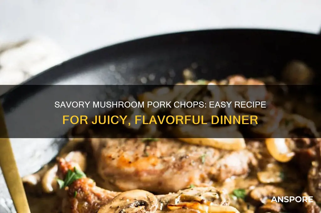 how to make mushroom pork chops