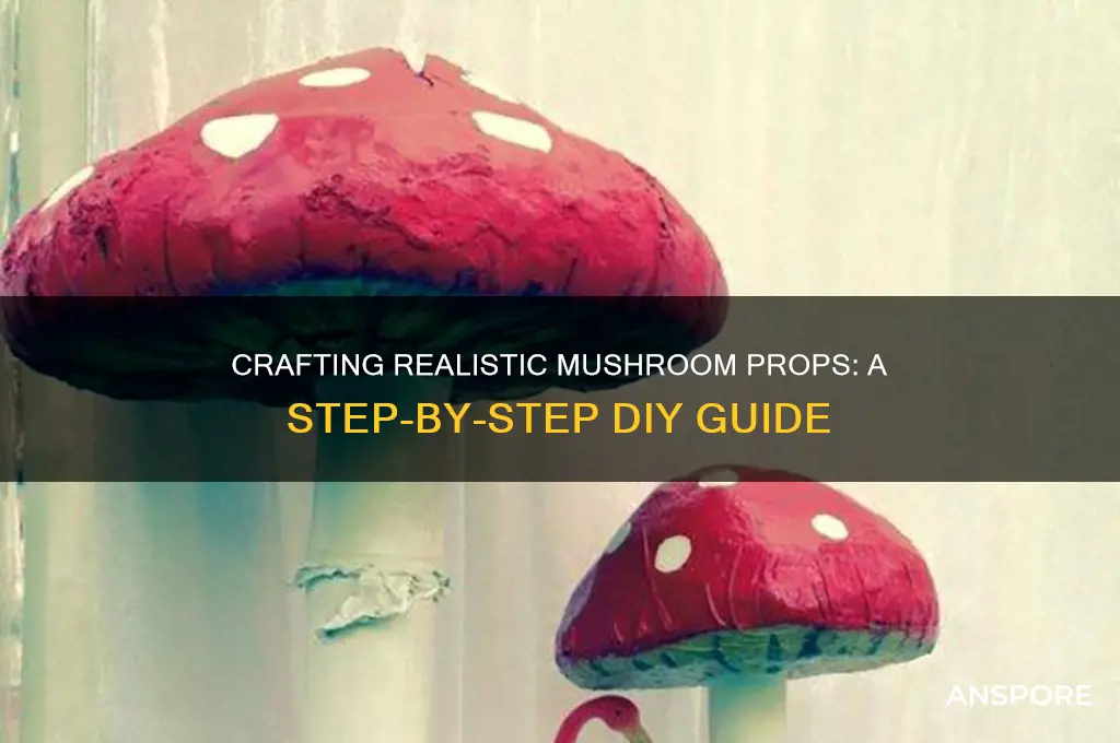 how to make mushroom props