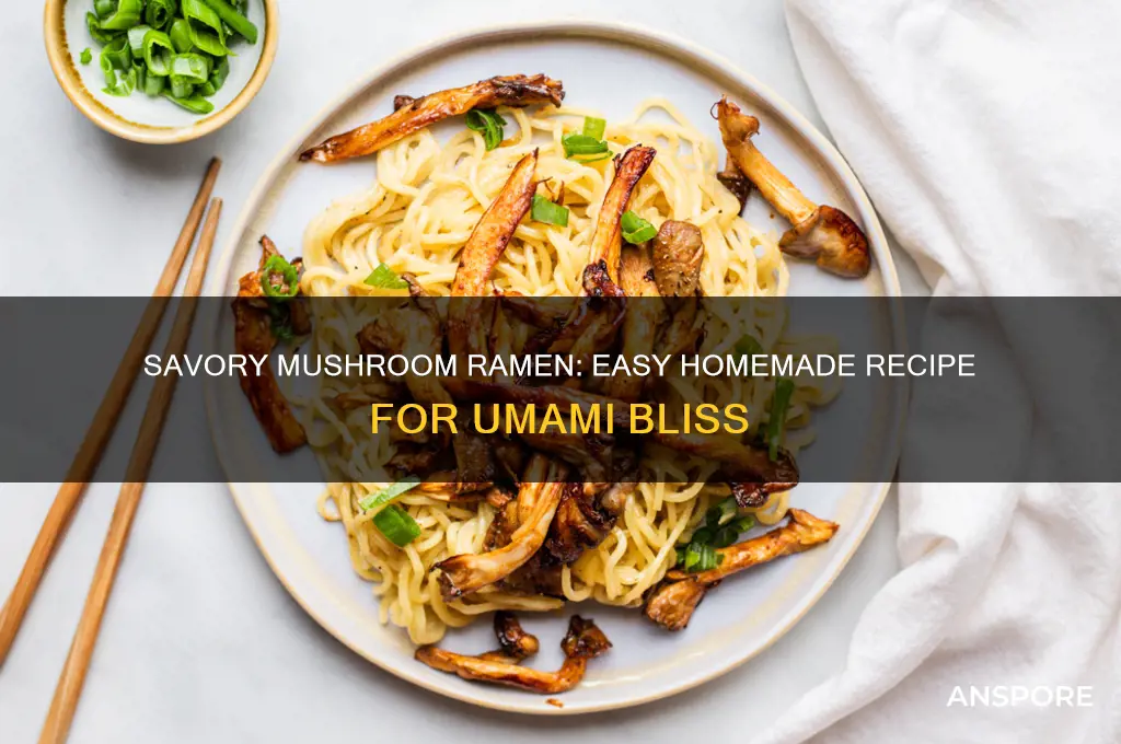 how to make mushroom ramen