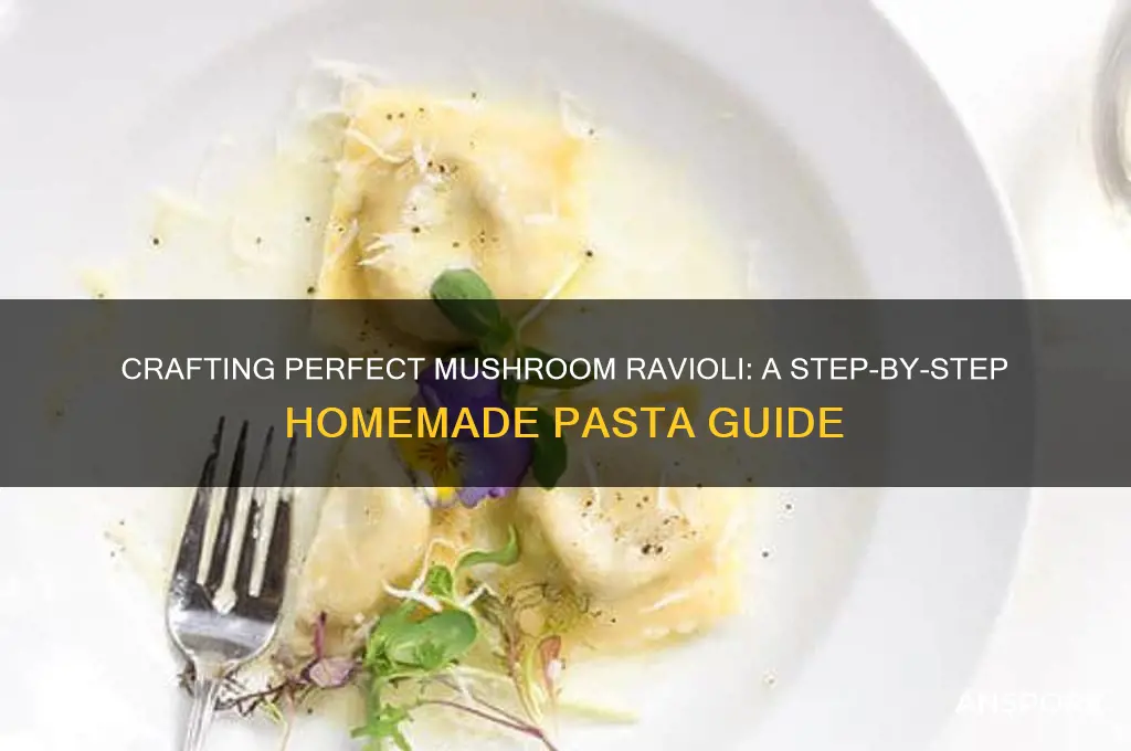 how to make mushroom ravioli