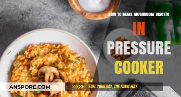 Quick & Creamy Pressure Cooker Mushroom Risotto Recipe Guide