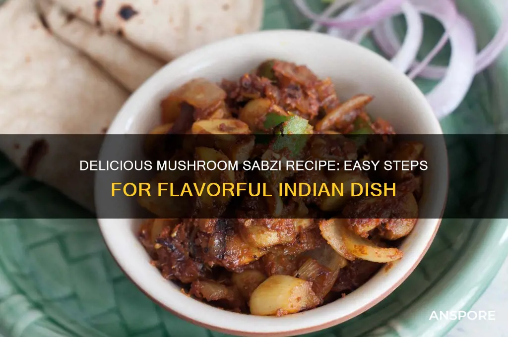 how to make mushroom sabzi
