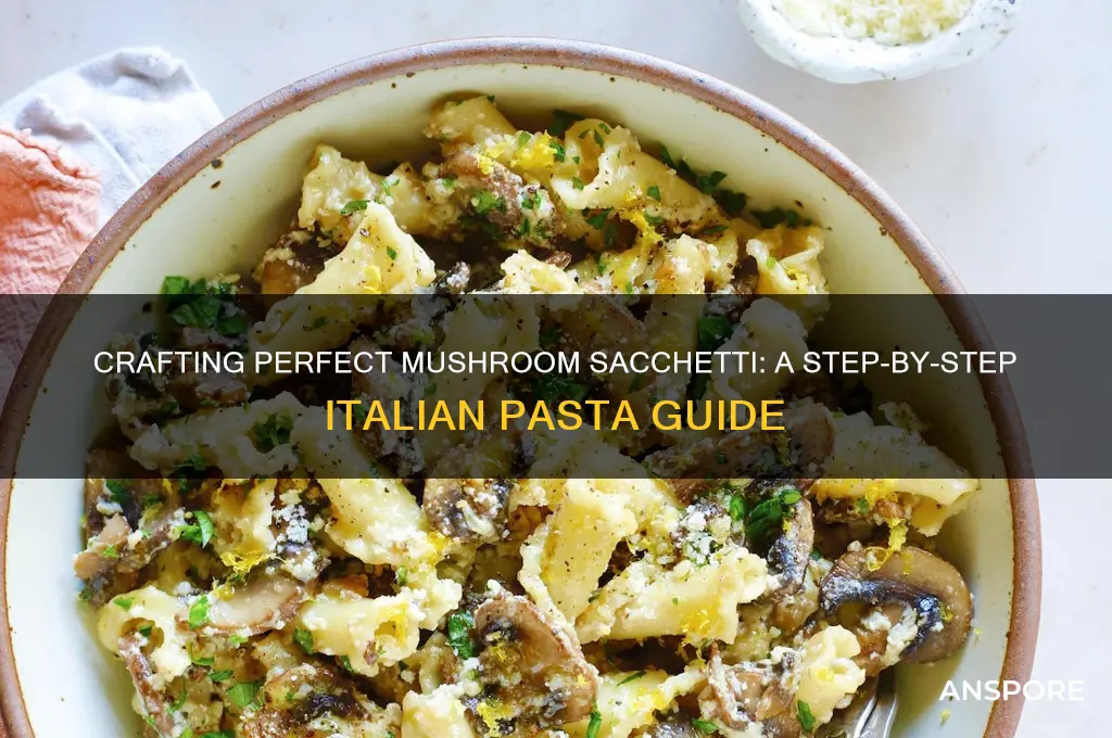 how to make mushroom sacchetti