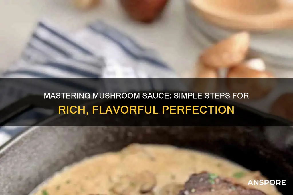 how to make mushroom saice