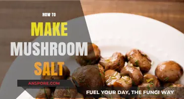 Crafting Flavorful Mushroom Salt: A Simple DIY Seasoning Guide