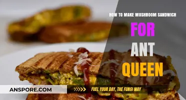 Crafting a Tiny Mushroom Sandwich Fit for an Ant Queen