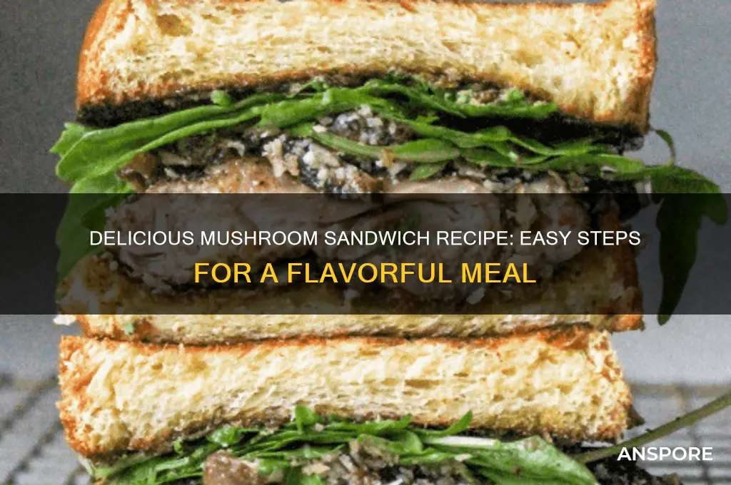 how to make mushroom sandwich