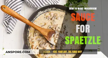 Creamy Mushroom Sauce Recipe: Perfect Pairing for Homemade Spaetzle