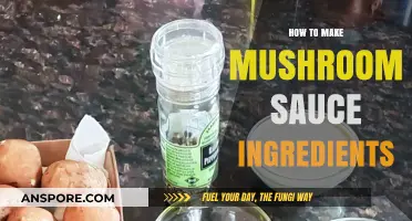 Easy Mushroom Sauce Recipe: Simple Ingredients for Rich, Creamy Flavor