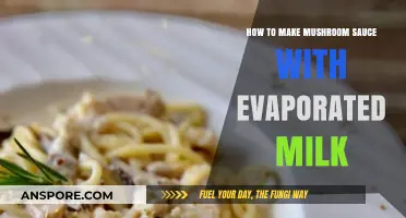 Creamy Mushroom Sauce Recipe: Using Evaporated Milk for Richness