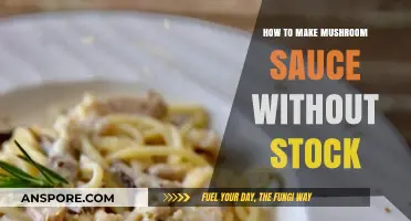 Creamy Mushroom Sauce Recipe: No Stock Needed, Simple Ingredients