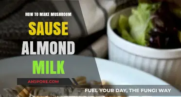 Creamy Mushroom Sauce with Almond Milk: A Vegan Recipe Guide