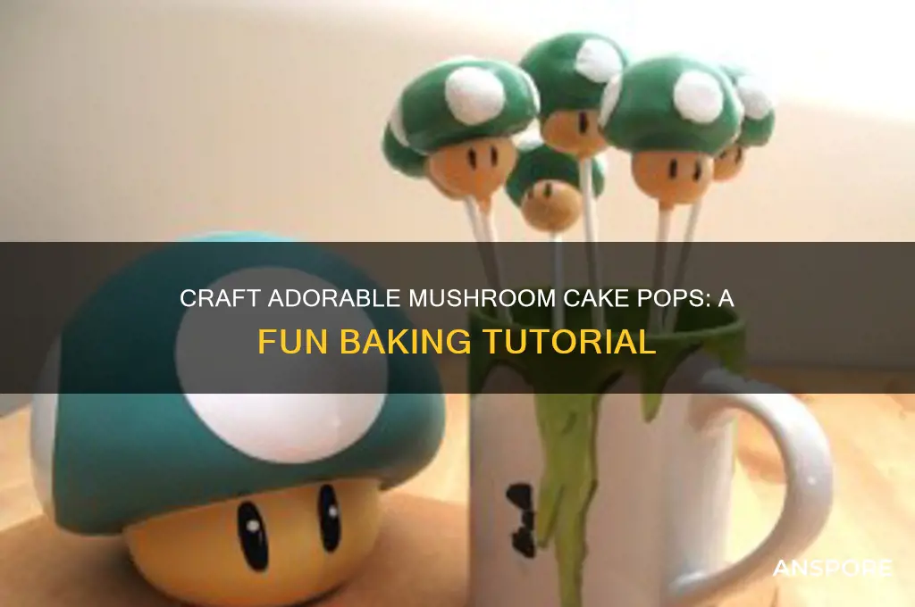 how to make mushroom shaped cake pops