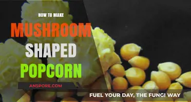 Creative Snack Ideas: Crafting Adorable Mushroom-Shaped Popcorn Treats