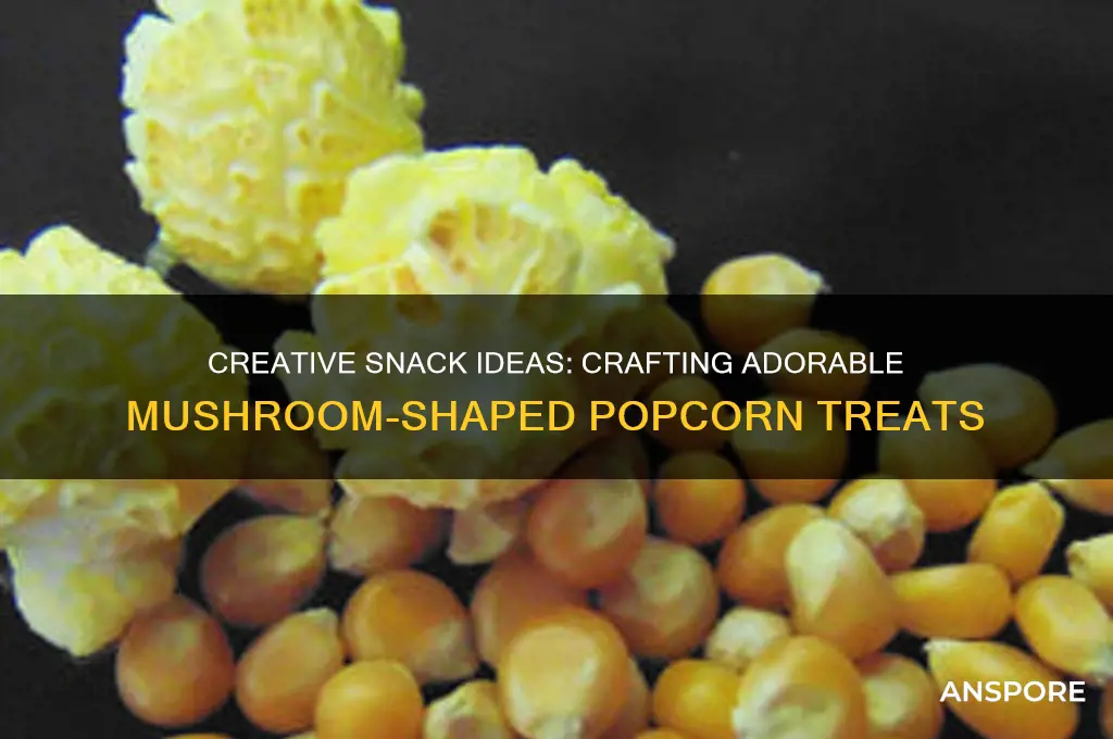how to make mushroom shaped popcorn