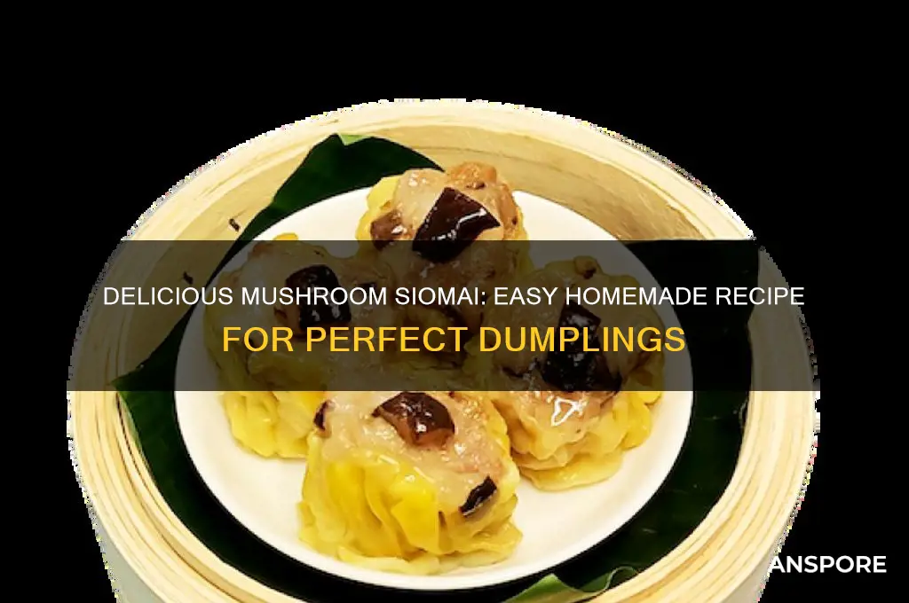 how to make mushroom siomai