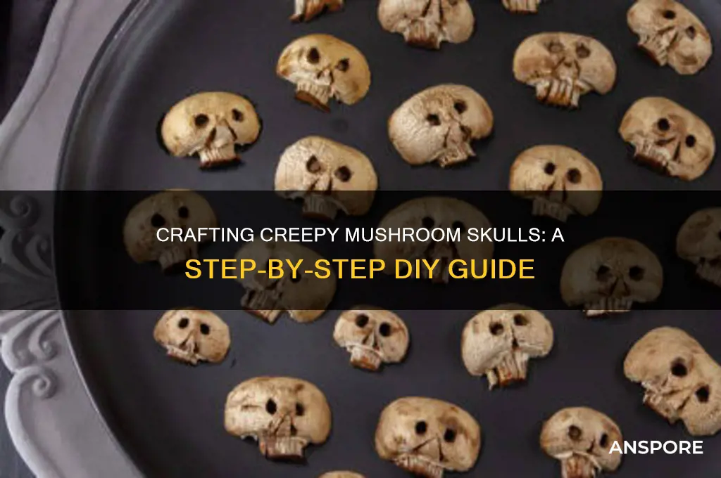 how to make mushroom skulls