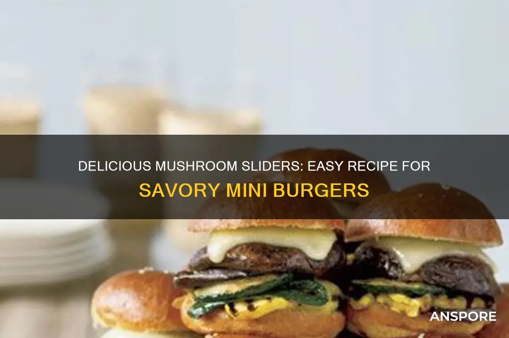 how to make mushroom sliders