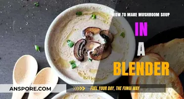 Blender Magic: Easy Creamy Mushroom Soup Recipe in Minutes
