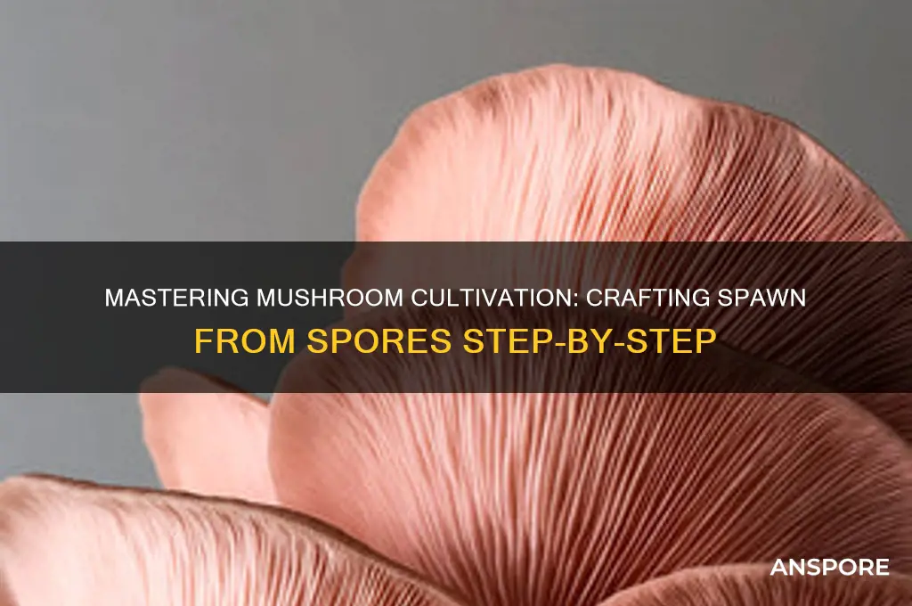 how to make mushroom spawn from spores