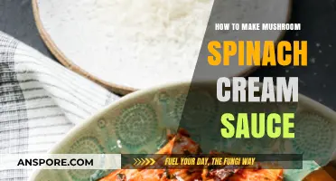 Creamy Mushroom Spinach Sauce: Easy Recipe for Pasta Lovers