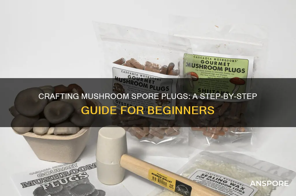 how to make mushroom spore plugs