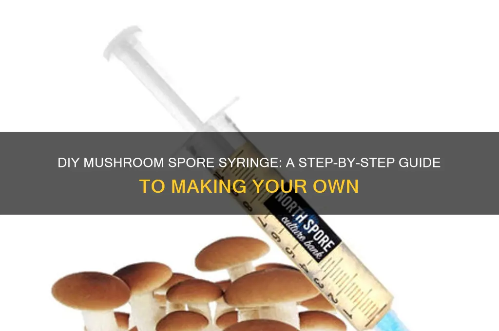 how to make mushroom spore syringe