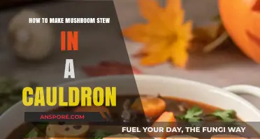Crafting Hearty Mushroom Stew in a Cauldron: A Step-by-Step Guide