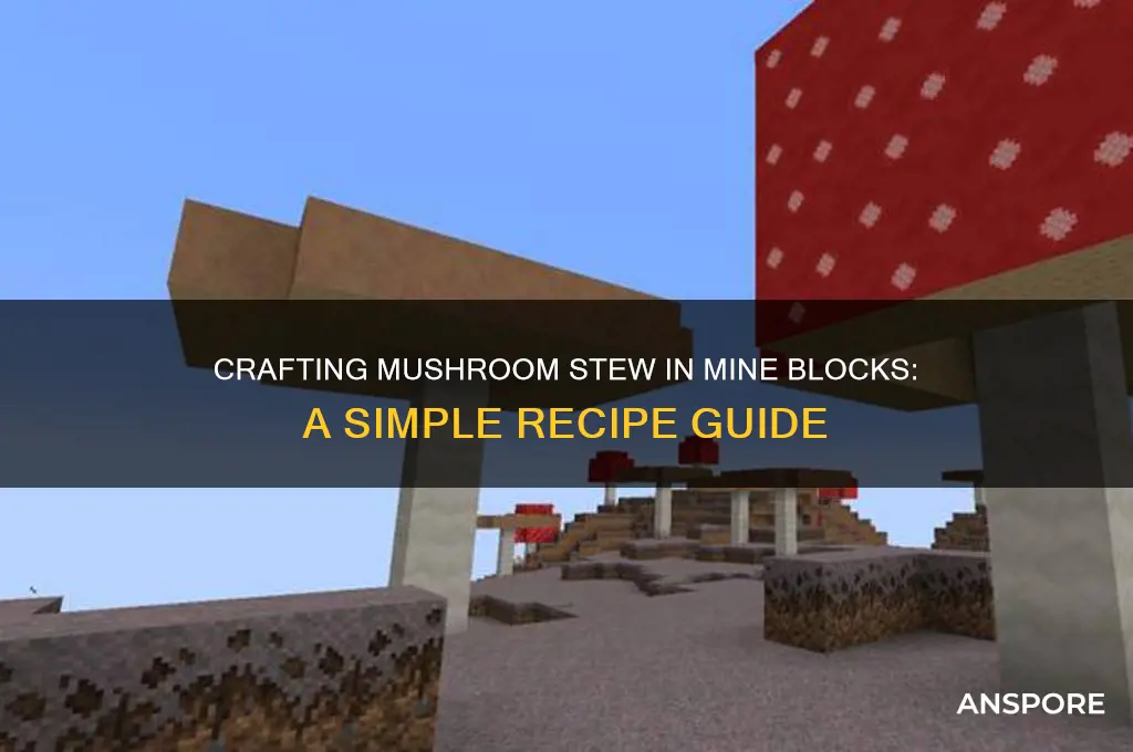 how to make mushroom stew in mine blocks
