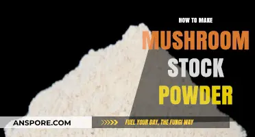 Crafting Flavorful Mushroom Stock Powder: A Simple DIY Guide