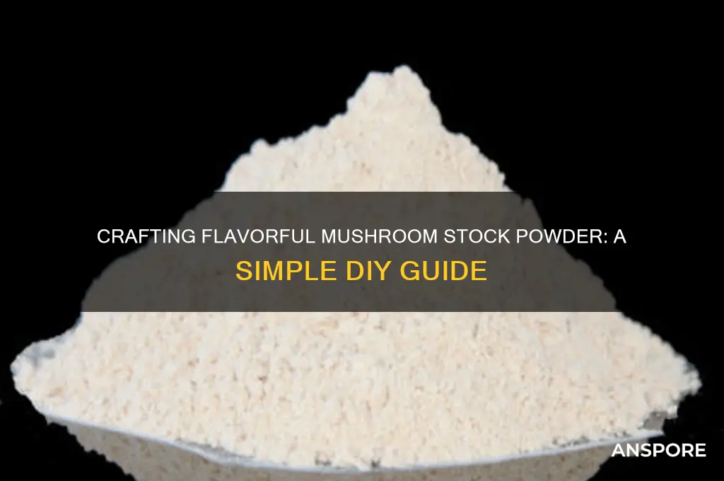 how to make mushroom stock powder
